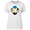 thumbnail image 2 of Geometric Circles Landscape Tee Women's -Image by Shutterstock, 2 of 4
