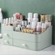 thumbnail image 1 of Makeup Organizer, Large Capacity Desk Organizer with Drawers for Cosmetics, Lipstick, Jewelry, Skin Care, Bedroom and Bathroom Worktops - Large Green, 1 of 4