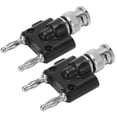 thumbnail image 1 of Speaker Banana Plug,2Pcs 2 Way Banana Dual Banana Plug Banana Plug Cable Connectors Impressive Results, 1 of 14