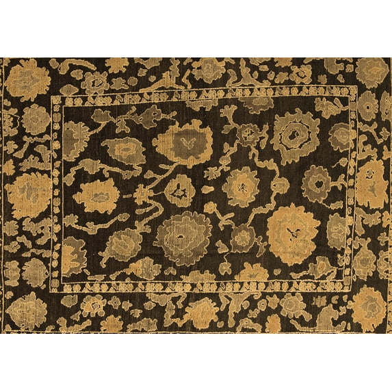 Ahgly Company Indoor Rectangle Oriental Brown Traditional Area Rugs, 2' x 4'