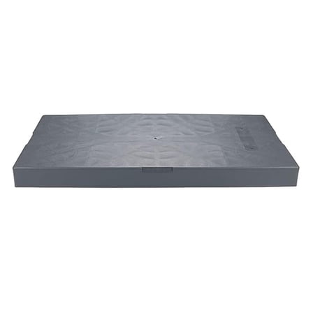 HVAC Equipment Pad 32x32x2 - Plastic AC Unit Pad - Outdoor Air Conditioner Pad - Durable Polypropylene Base - Gray