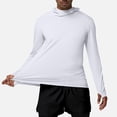 thumbnail image 6 of Maqroz UV Protection Clothing Men UPF 50+ Hooded Long Sleeve Athletic Workout Shirt Lightweight Quick Drying Fishing Hiking Jersey with Thumb Holes, 6 of 9