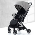 thumbnail image 3 of Yabanana Baby Stroller, Foldable Lightweight Baby Stroller Travel Pushchair for 0-5 years old babies. Black, 3 of 5