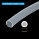 thumbnail image 2 of Uxcell 1/2" ID x 5/8" OD Tubo de Silicona 1 Rollo 3.28ft Manguera de Silicona Pura Alta Flexible Tubo Transparente, 2 of 6