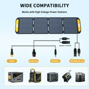 Vtoman VS200 Pro Folding Solar Panel 200W 48V,23% Efficiency Portable Solar Panel with MC-4 & IP67 Waterproof and Adjustable Kickstand,Solar Panel for Camping, RV, Boat, Power Station