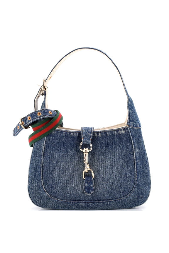 Pre-Owned Jackie 1961 Hobo Denim Small By Rebag