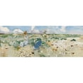 thumbnail image 3 of Paul César Helleu 18x9 Black Modern Framed Museum Art Print Titled - On the Beach, 3 of 5