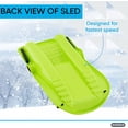 thumbnail image 3 of Superio 35" Green Downhill Snow Sled With Brakes and Poly Rope (2 Pack), 3 of 5