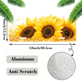 thumbnail image 2 of 1 Pcs 2D Flat License Plate Covers & Frames, Sunflowers For Decorative Front, Waterproof For Decoration Aluminum License Plate Covers & Frames Cover For Men Women, 12" X 6", 2 of 7