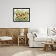 thumbnail image 4 of Stupell Industries Layered Yellow Daisy Blooms Wildflower Herb Sprouts Painting Jet Black Floating Framed Canvas Print Wall Art, Design by unknown, 4 of 5