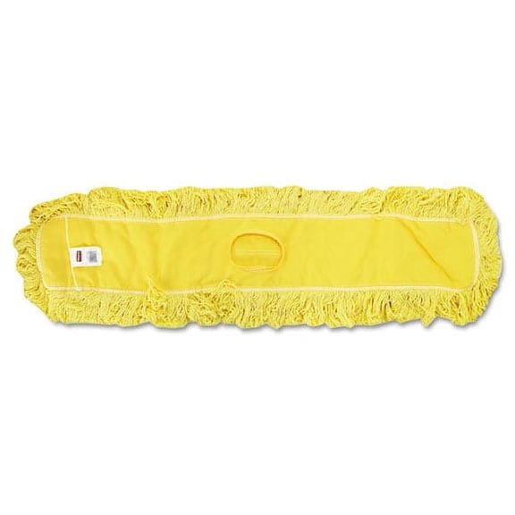 Rubbermaid Commercial Trapper Commercial Dust Mop, Looped-end Launderable, 5" x 48", Yellow, Each
