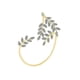 thumbnail image 1 of Leaves Wrap Earrings Hypoallergenic Delicate Crawler Cuff Stud Gold Women Gifts, 1 of 4