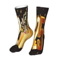 thumbnail image 6 of Salouo Happy New Year 2025 Pattern Fun Novelty Crew Socks,Casual Athletic Socks Neutral Socks, 6 of 7