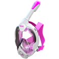 thumbnail image 1 of Máscara de snorkel de cara completa Seac Magica - Blanco/Rosa X-Small/Small, 1 of 5