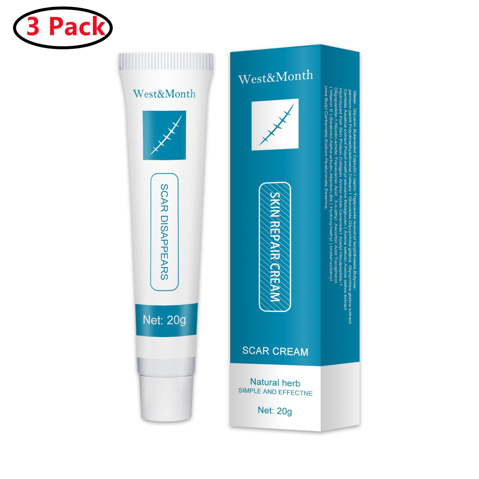 Scar Cream Advanced Scar Treatment that Works with Skin's Nighttime