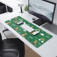 thumbnail image 2 of Long Mouse Pads for Desk,Green Crocodile Rainbow Pattern Desk Mats on Top Of Desks, Desk Mouse Pad Extra Large with 3mm Non-Slip Base and Stitched Edge for Gaming,Office,Work,Home 31.5"x11.8", 2 of 6