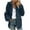 Navy, variant on TKLPEHG Winter Coats for Women Fleece Jacket Women Zip Up Warm Coats Casual Stand Collar Long Sleeve Fleece Jacket Outerwear (Gray,M)