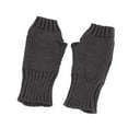 thumbnail image 4 of qolati Knit Arm Warmers Fingerless Gloves for Women Hand Warmers Glove Winter Wrist Warmers with Thumb Hole, 4 of 5