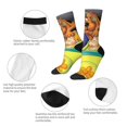 thumbnail image 6 of Lsque Scooby-Doo Printed Men's Crew Socks, Soft Durable Breathable Moisture-Wicking with Odor Control Cotton socks, 6 of 7