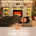 thumbnail image 4 of 72" LED Lights Electric Fireplace with Mantel, Fireplace TV Stand for TVs Up to 80",Modern Entertainment Center with Storage, Delicate Three-Dimensional Molding with Remote Control for Living Room, 4 of 9