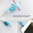 thumbnail image 4 of 1 Pc Cute Cable Protector Usb Data Line Protection Case Doll Animal Bite Accessory Wire Organizer Cord Winder Compatible With Iphone Ipad Android Phon, 4 of 5