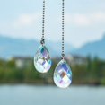 thumbnail image 4 of 2 PCS Crystal AB Coating Ceiling Fan Pulls Chain Extender Prisms Drop Gifts, 4 of 4