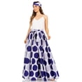 thumbnail image 5 of Sakkas Asma Second Convertible Traditional Wax Print Adjustable Strap Maxi Skirt - 224 - One Size, 5 of 5