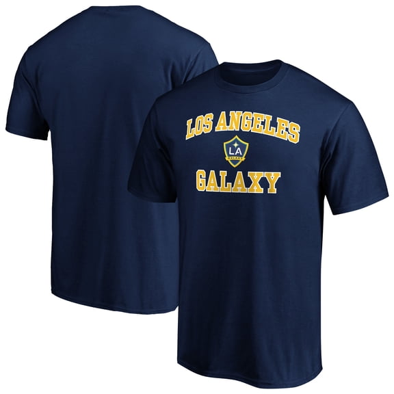 Men's Navy LA Galaxy Heart and Soul T-Shirt