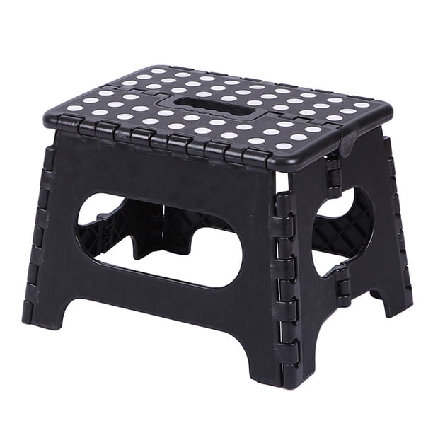Taburete de plástico Silla plegable portátil con puntos Taburete alto para adultos Baño Hogar Banco pequeño para niños Inevent JJ25487-05