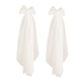 thumbnail image 6 of Tachiuwa 1 Pair Wedding Shoulder Veils Dresses Accessories Party Decor Short Bridal Veils Beige White, 6 of 9