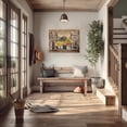 thumbnail image 3 of Farmhouse Floral in Window Canvas Wall Art Scripture Picture Country Rustic Painting for Kitchen Bathroom Bedroom Living Room Framed Wall Art Decor 16‘‘ x 12‘‘, 3 of 6