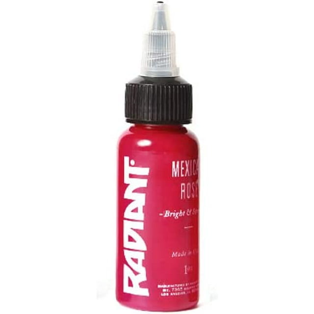 Radiant Colors Encre à Tatouage - ROSE Mexicaine 1 Oz