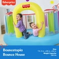 thumbnail image 5 of Fisher-Price Bestway Bouncetopia Multi-Color Child PVC Bouncer with Built-in Pump, 5 of 15