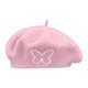 thumbnail image 3 of Boina elegante para mujer, ideal como regalo, bordada, perfecta para vacaciones, viajes y acampadas. Rosa, 3 of 9
