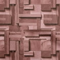 thumbnail image 1 of oneOone Cotton Cambric Pastel Red Fabric Texture Wooden Ply Board Texture Fabric For Sewing Printed Craft Fabric By The Yard 42 Inch Wide, 1 of 4