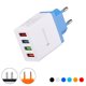 thumbnail image 1 of Cargador multipuerto 4USB 3A cabezal de carga rápida Cargador de teléfono móvil inteligente 3.0 cabezal de carga, 1 of 4