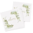 thumbnail image 1 of miduoudo-55498 Beverage Napkins, Cocktail, Greenery, 1 of 4