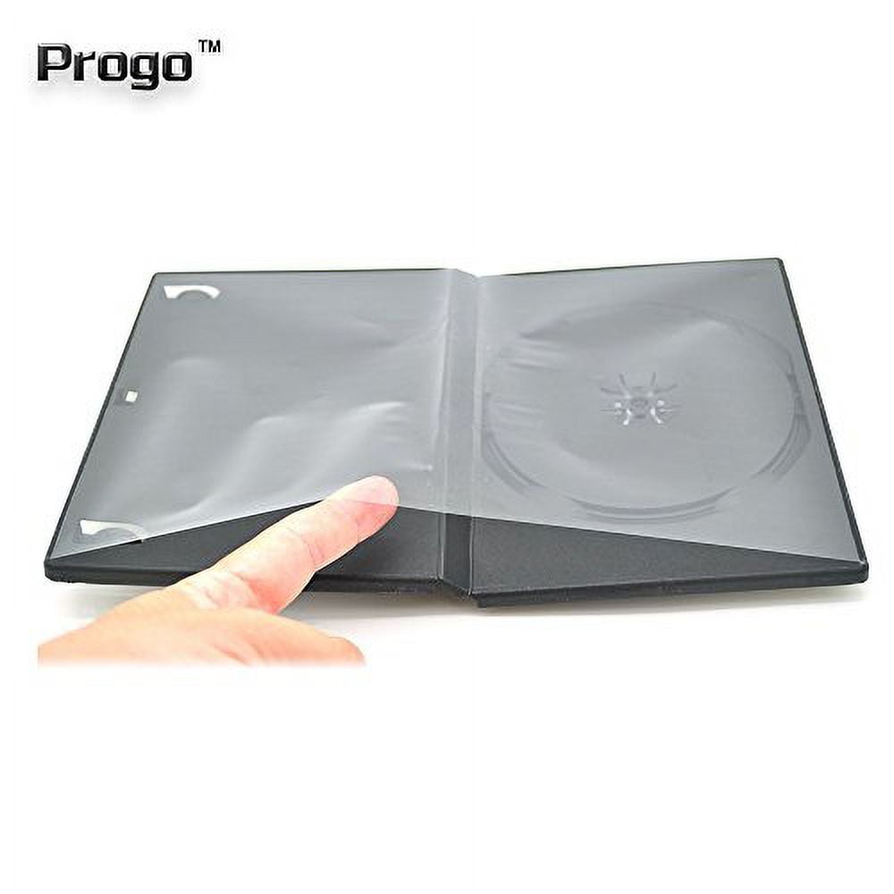 Progo 100 Pack Standard Black Single DVD Cases 14MM