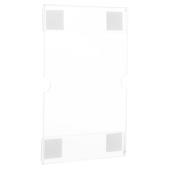 Raindrops Acrylic Sign Holder Wall Mount Clear Sign Holders With Tape Clear Sign Holder Paper Poster Door Document Flyer Acrylic Frame For Office Home