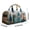 🥥 C_Base#431, variant on Patchwork travel bag printed duffel tote - vintage style pattern, spacious interior, durable construction, multiple carrying options, versatile weekend getaway bag