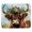 Multicolor 3, variant on PhooArto Comfortable Mouse Pad Roosters Hens Flowers Pattern Desktop Mousepad , 21 x 25 cm Mouse Mat, Non-Slip Rubber Base, Improves Speed and Precision