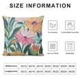 thumbnail image 5 of BANET  Outdoor Pillows Cover  Floral Waterproof Throw Pillow Covers  Outdoor Lumbar Pillows for Patio Furniture Garden Outdoor Waterproof Throw Pillows White, 5 of 5