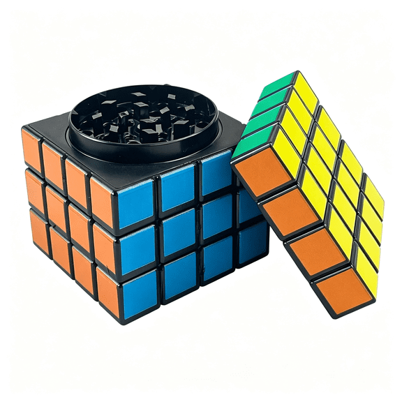 TENIRO Square Grinder - Large Zinc Alloy Grinder 2.3" Large Zinc Alloy Large Grinder
