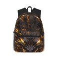 thumbnail image 1 of Fotbe Cool Black Gold Dragon Mochila Ligera Casual para Laptop para Hombres y Mujeres, Mochila Impermeable de Uso Diario, Mochila para Universidad, 1 of 6