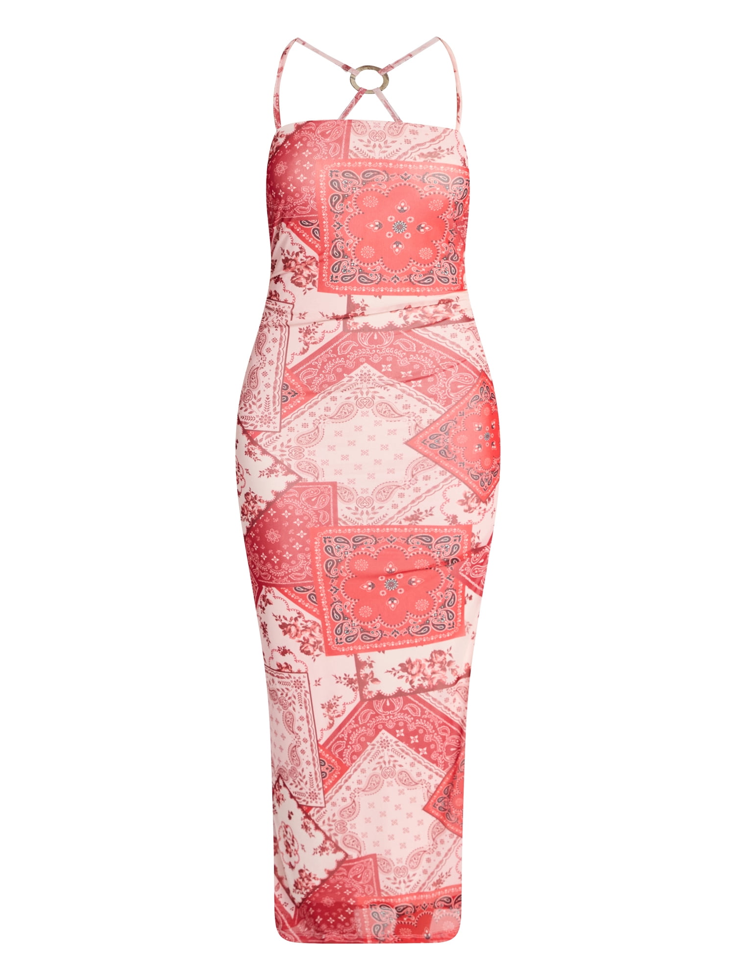 No Boundaries Maxi Slit Dress, Womens