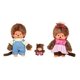 thumbnail image 1 of Sekiguchi 254870 Monchhichi Family Plush Toy Set Niño / niña con bebé Sekiguchi 254870, 1 of 1