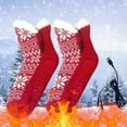 thumbnail image 3 of USB Heated Socks for Men/Women - 3-Zone Warming Winter Socks with 10H Battery & Charger (Christmas Gift), 3 of 8