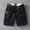 Black, variant on WIZUTIZ Men's Spring Cotton Cargo Shorts – Casual Fashionable Beach Shorts for Summer Clothing No Back Pocket