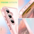 thumbnail image 5 of Casetego Phone Case for Galaxy S25,Clear Magnetic Case,[Yellow Resistant] Slim Fit Shockproof Transparent Crystal Clear Magnetic Case for Samsung Galaxy S25,Pink, 5 of 7