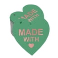 thumbnail image 1 of Inkdotpot Real Rose Gold Foil Made With Love Wedding Tag Favor Hang Paper Tag 100 Pieces, 1 of 6
